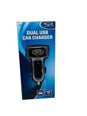 Solaray Dual USB Car Charger 3.1A Vehicle Phone Adapter